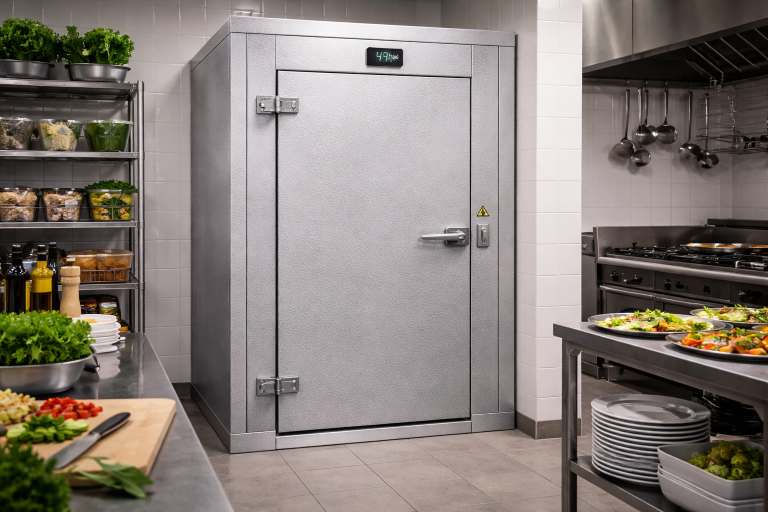 Commercial cooler door